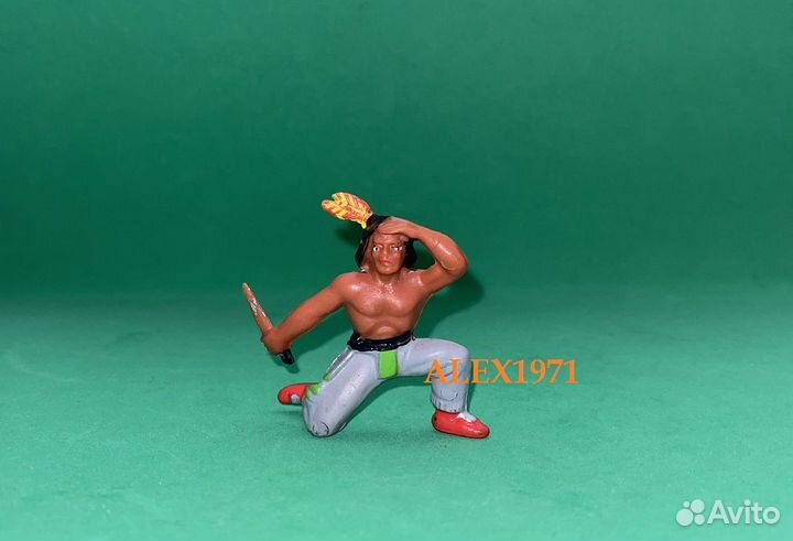 Индейцы гдр, редкие окраски, резиновые, солдатики