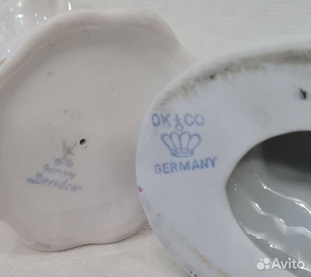 Подсвечник Германия фарфор винтаж