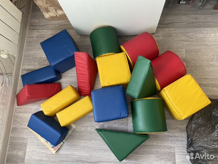 Мягкие кубики большие