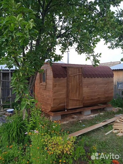 Баня-бочка квадро с доставкой