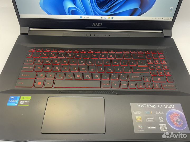 Ноутбук msi gf76 katana