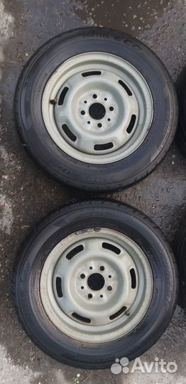 Летняя резина 175/70 R13 на метал. дисках 4х98 4шт