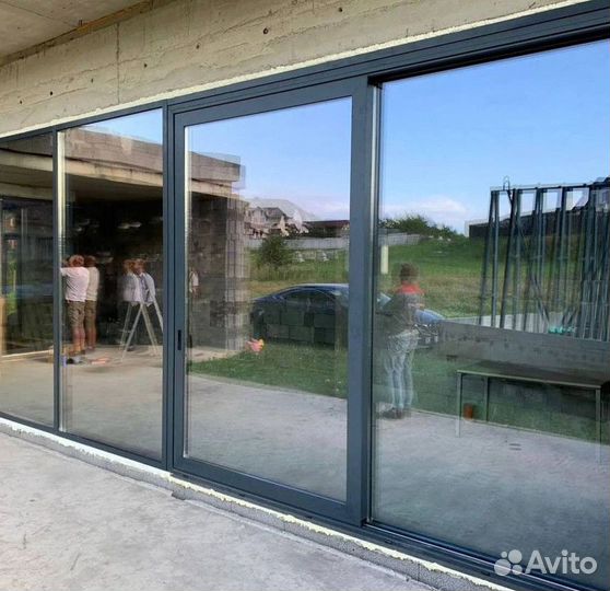 Алюминивые окна, раздвижные окна