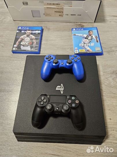Sony playstation 4 PS4 pro 1tb с играми