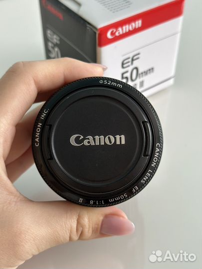 Объектив canon 50mm 1 8