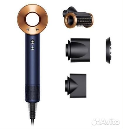 Фен Dyson Supersonic HD15 (Синий/Медный)