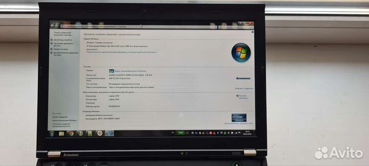 Ноутбук Lenovo thinkpad x230