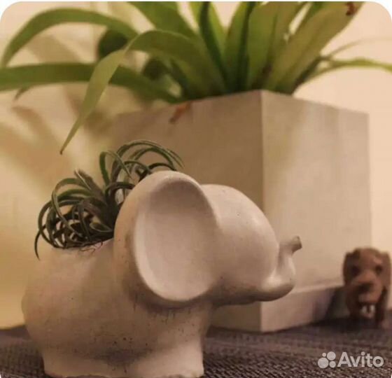 Молды для кашпо сова и слоник