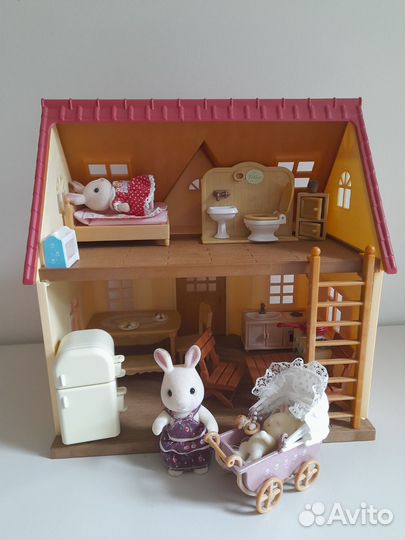 Sylvanian families дом с кроликами