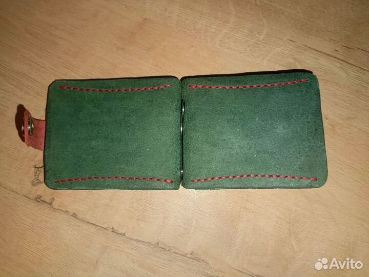 Бумажник мужской кожаный