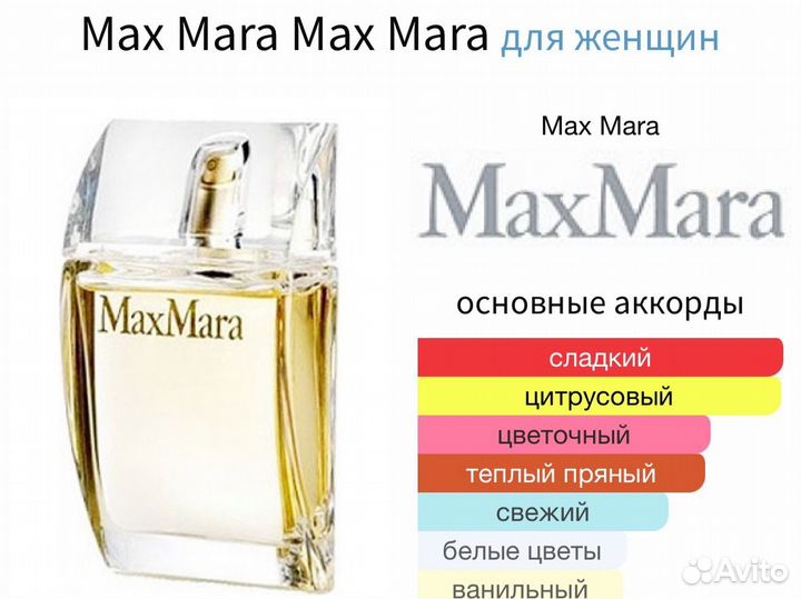 Max mara parfume 20 мл