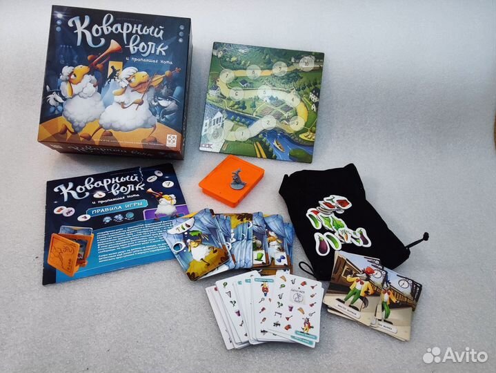 Настольная игра Коварный волк и пропавшая нота