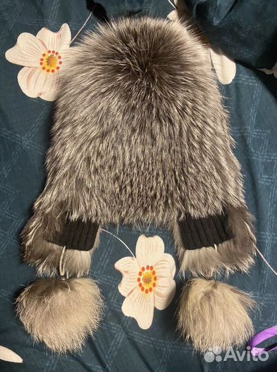 Шапка песец