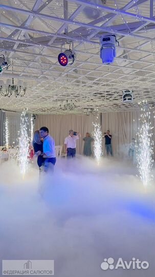 Спецэффекты,Тяжелый дым,Салют,пиро-шоу/крио пушка