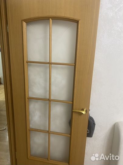 Дверь межкомнатная со стеклом бу