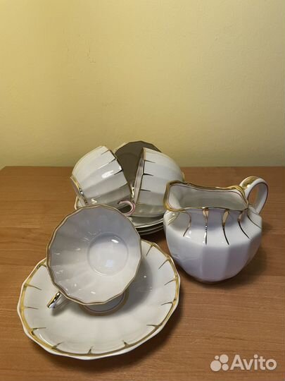 Чайная пара фарфор винтаж СССР