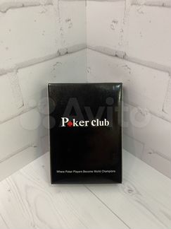 Пластиковые игральные карты Poker club оптом