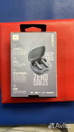 Беспроводные наушники JBL Wave 300TWS, синий