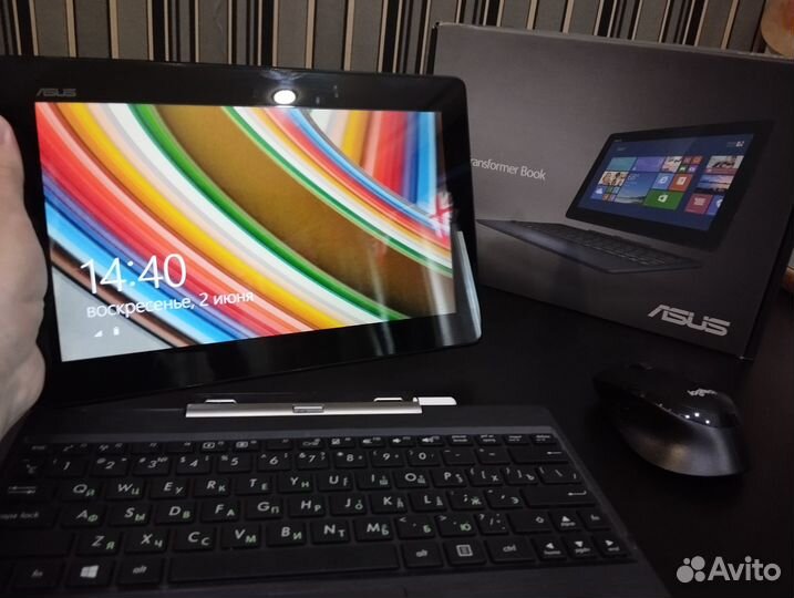 Ноутбук планшет 2 в 1/ asus T100TAM/ Windows 8