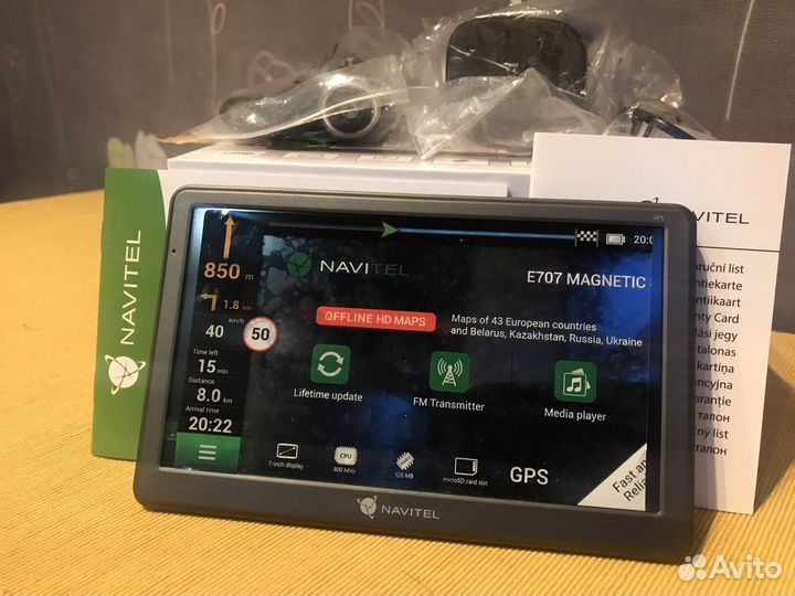 Gps навигатор Navitel E707 magnetic