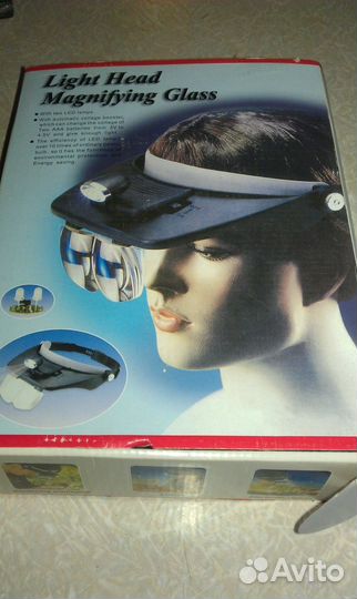 Лупа с со сменными стеклами и подсветкой