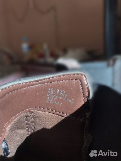 Ботильоны женские 37 размер из Нубуковой замши