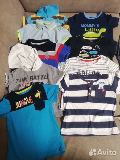 Футболки и шорты для мальчика 80 86