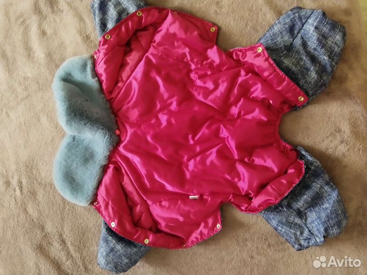 Комбинезон для собак зимний