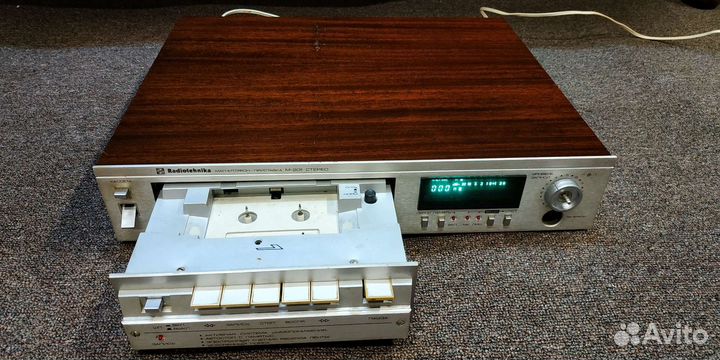 Кассетная дека радиотехника м-201