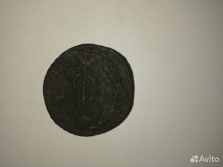 Копейка 1795 года, е.м. гурт сетка, состояние норм