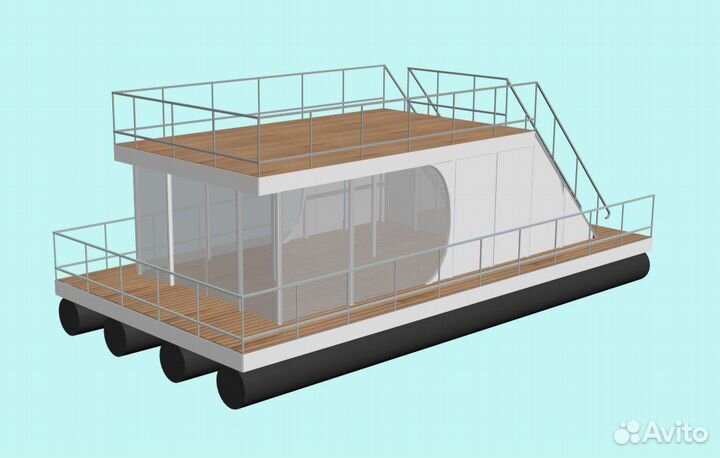 Хаус бот дом на воде 12х6