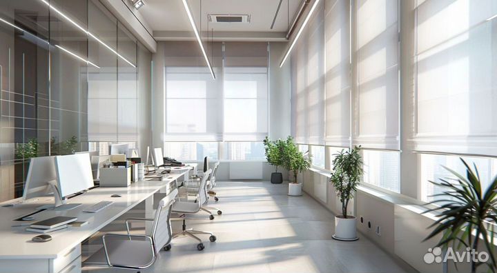 Рулонные шторы с ручным управлением