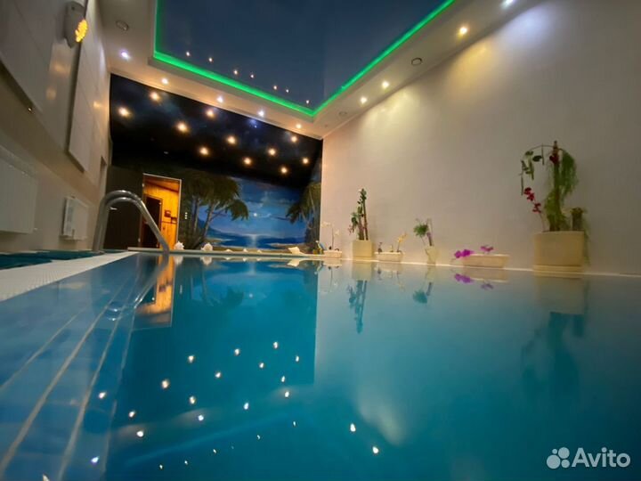 Сауна с теплым бассейном