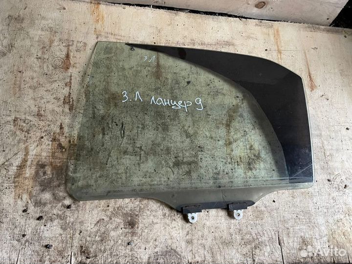 Митсубиси ланцер 9 Стекло двери заднее левое