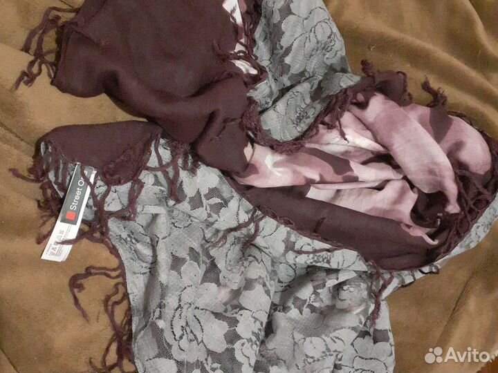 Платок двусторонний, хлопок