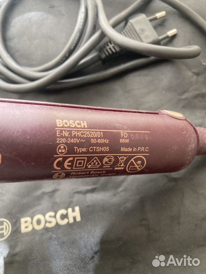 Утюжок и плойка для волос bosch