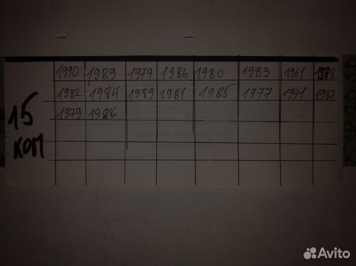 Монеты 15коп, СССР или меняю