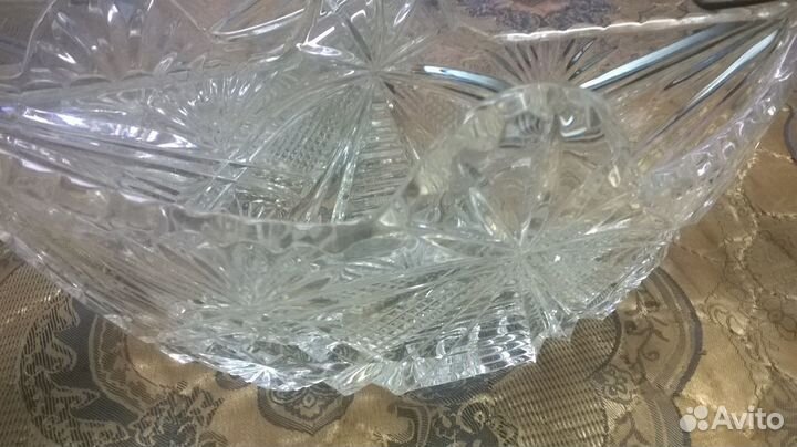 Хрустальная конфетница СССР