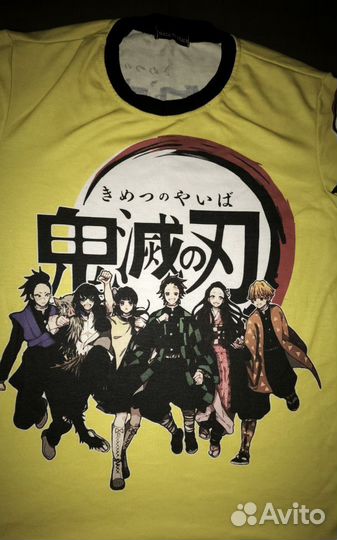Футболка винтаж «Demon Slayer»