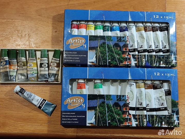 Акварель в тубах 12цветов по 12мл