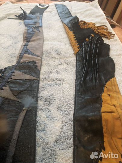 Кожаный ремень ручной работы