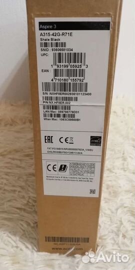 Acer aspire 3 a315-42g-r71e