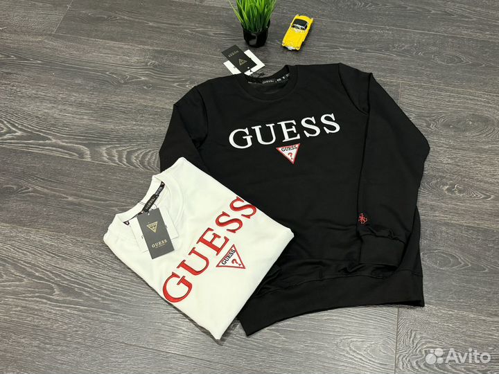 Свитшот guess вышивка