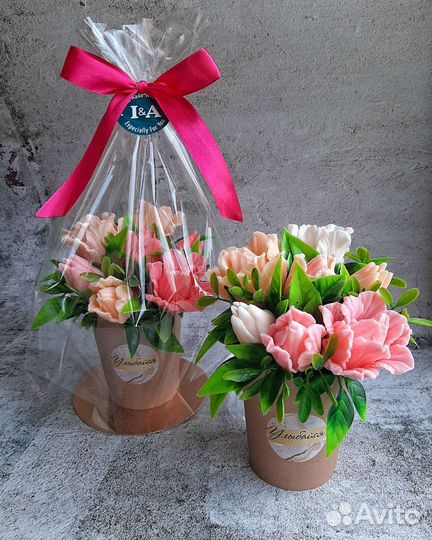 Букет (мыло ручной работы), подарок для женщин