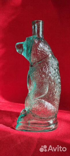 Бутылка Медведь оригинал завод Мальцева19 век