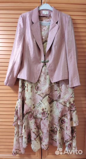 Костюм двойка с платьем 56