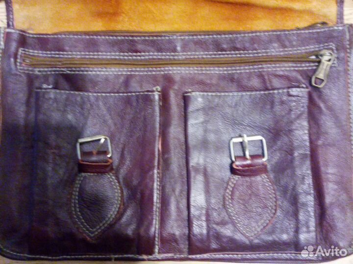 Мужской кожаный портфель