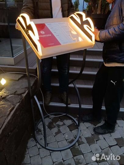 Изготовление наружной рекламы, световые буквы