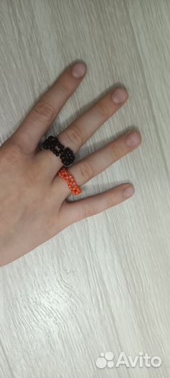 Кольцо из бисера