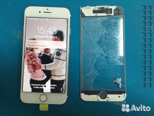 Замена стекла на айфоне